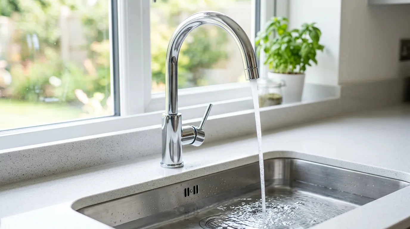 Local Plumbing Master Pros same day plumber fixing a faucet in Langeloth, PA